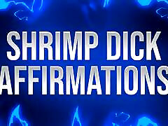 Shrimp succlented and big chested Affirmations for Small Penis Losers