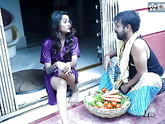 Young Molten and Sexy Newly Married Bhabhiji Banged with Sabjiwala ( Hindi Audio )