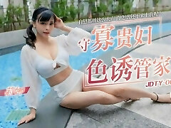 Lustful Asian wife seduced Housekeeper while Spouse was not at home - Cockold husband