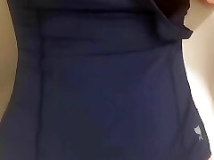 Sight at the masturbation of a doll in a bathing suit