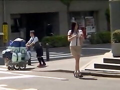 Hermosa Japonesa se deja follar en kinky spy cam masaje clip