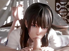 3D Compilation: DOA Marie Rose Doggie-style Tamaki Double Blowjob Rachel Threesome Uncensored Manga Porn
