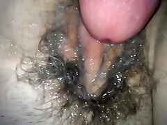 gf films bf fucking her fur covered pussy