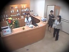 Two uber-cute Asians screwed hard in voyeur rubdown video