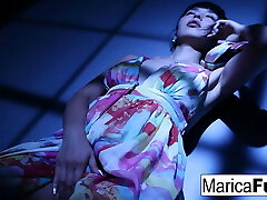 Asian Pornstar Marica gets nude