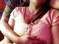 Super-fucking-hot desi sexy huge boobs wife and village boyfriend romance in the secret room.