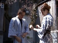 Diminutive tits cutie Misuzu Takashima gets fucked balls deep in outdoors