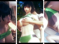 Hentai 3D - The good-sized boobs girl in sportswear