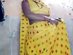 Bengali step-sister-in-law in saree fucked hard by bro-in-law