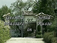 Blonde sluts share one pipe in vintage sex scene