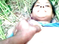 Desi Village Aunty Fucked Outdoor with Young Paramour