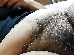touching hairy pussy bbw obese wife