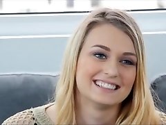 Gorgeous blonde teen loves to fuck