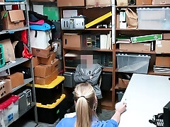 Busty security dame wants to feel a big weenie insade her