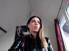 ebony latex outfit_0