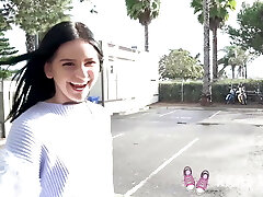 Real Teenies - College teen Violet Rain pov creampie