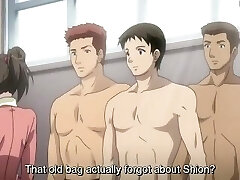 A college girl gets blowjob from a tentacle monster [ENG SUB]