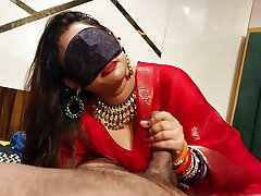Indian stepmom caught her stepson draining with her undies and fucked her
