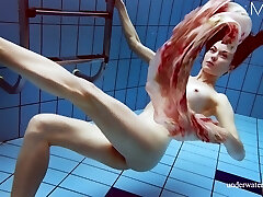 Glorious Italian chick Martina underwater