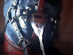 Teaser of 18 minutes creampie compilation with very close view of my facehole full of cum