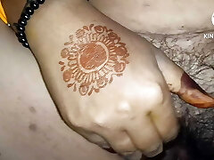 Freshly married bride first night