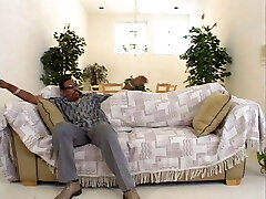 Striptease with a black fat donk wanting to seduce this man