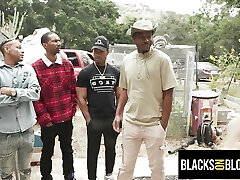 CORY Pursue Gets an Airtight, Dp Gangbang from 7 Monster Dicks