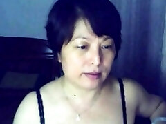 Chinese  lady on webcam