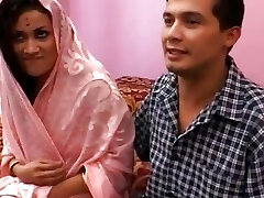Crazy Indian slut takes a bunch of dicks in her holes