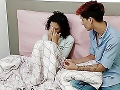 My stepbrother helps me get even with my ex-bf's hotwife - Porn in Spanish