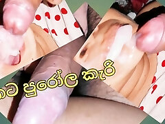 Dirty stepsister pussy and ass licking her stepbrother ,ravaging after lot of cum in mouth