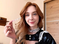What to do if your maid is pregnant after a creampie? Fuck her rigid again! - Part 2