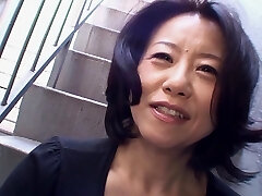 Nasty Japanese granny Junko Sakashita spreads her gams to be dicked
