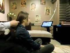 very scorching chinese hairjob