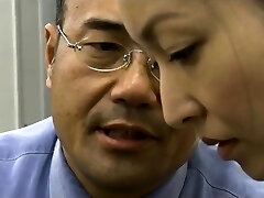 Asian Asa Akira licking out wet cunny