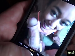 Private video with dark-hued stepsister Aria Skye who wants to punish hotwife boyfriend