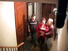 Xxl chubby redhead russian mature gets two big facials