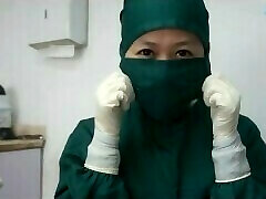 Chinese gloves nurse