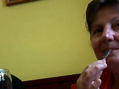 Ugly big granny done