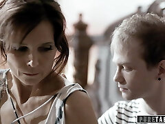 Unspoiled TABOO, 2 Step-Brothers DP Their Step-Mom 