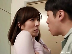Mature Japanese wife gets her wet beaver fucked nice and hard