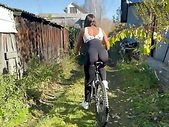 She Rode Naked on a Bike Before Nailing