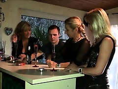 German mature switch sides gangbang party