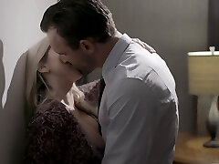 Cuckold husband is swathing his wife making love with wild lover