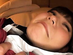 Glamorous babe gets tits licked and bald poon fucked