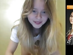 Panties and T-tee-shirt dance