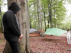 Internal Cumshot with a stranger at the camping