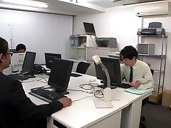 Exotic Asian girl in Crazy Office, Mature JAV clip