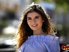 GERMAN SCOUT - Magaluf Holiday Teenager Candice Public Casting