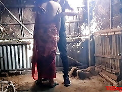 Red Saree Wifey Outdoor Blowjob ( Official Video By Villagesex91)